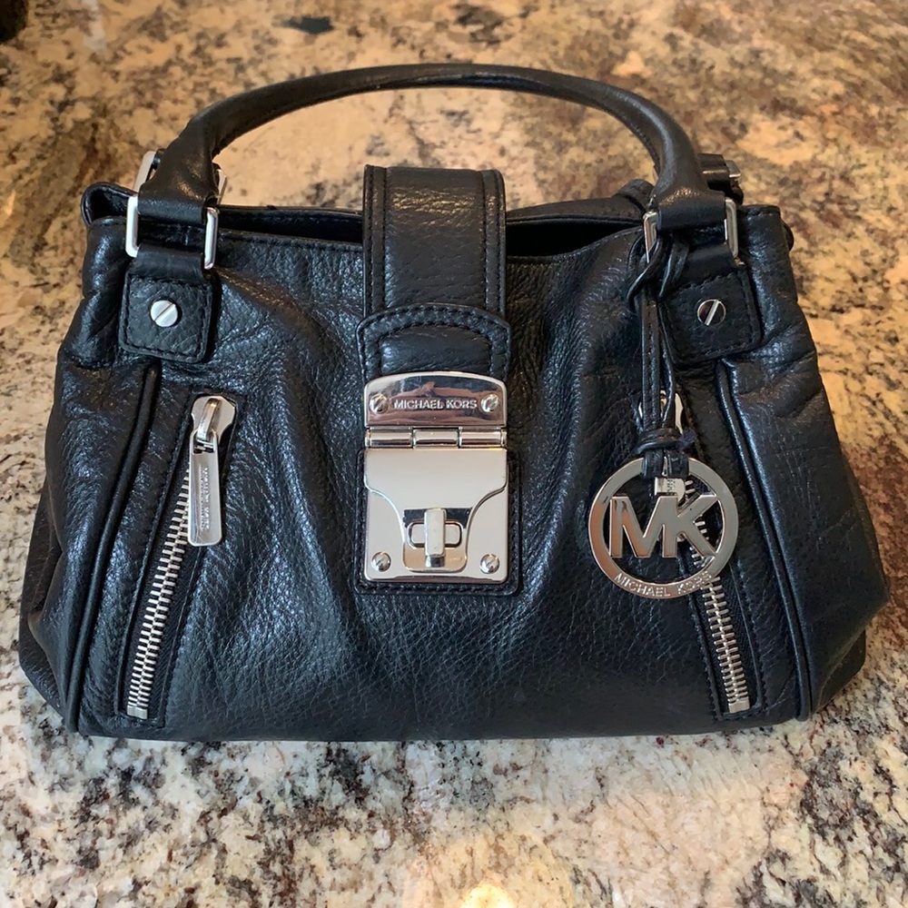 MICHAEL Michael Kors Black Leather Handbag